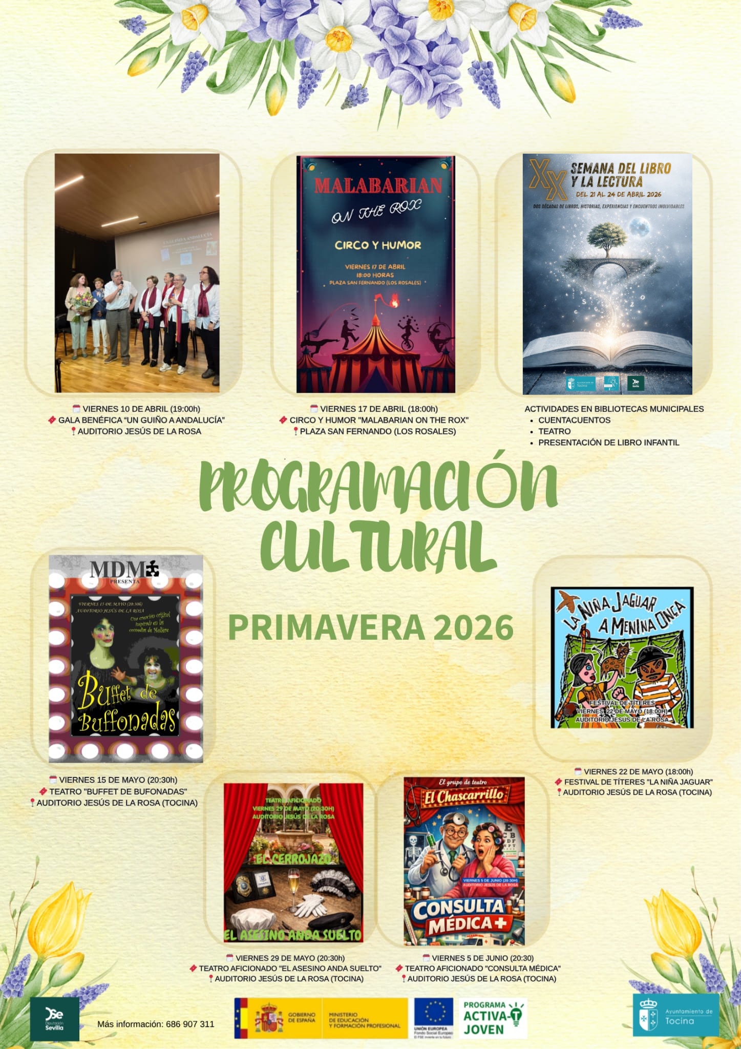 Cartel programación primavera