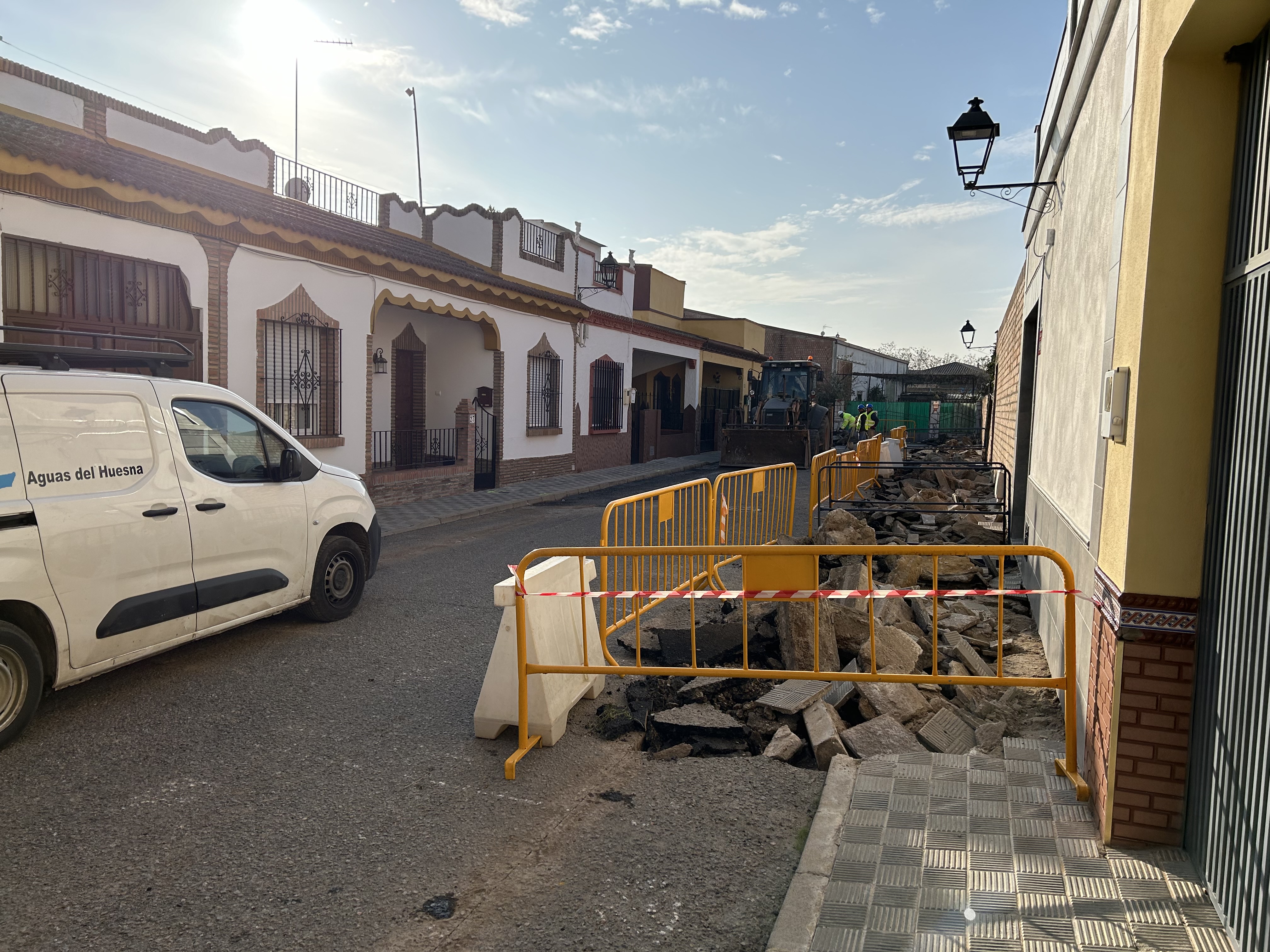calle aguila obra