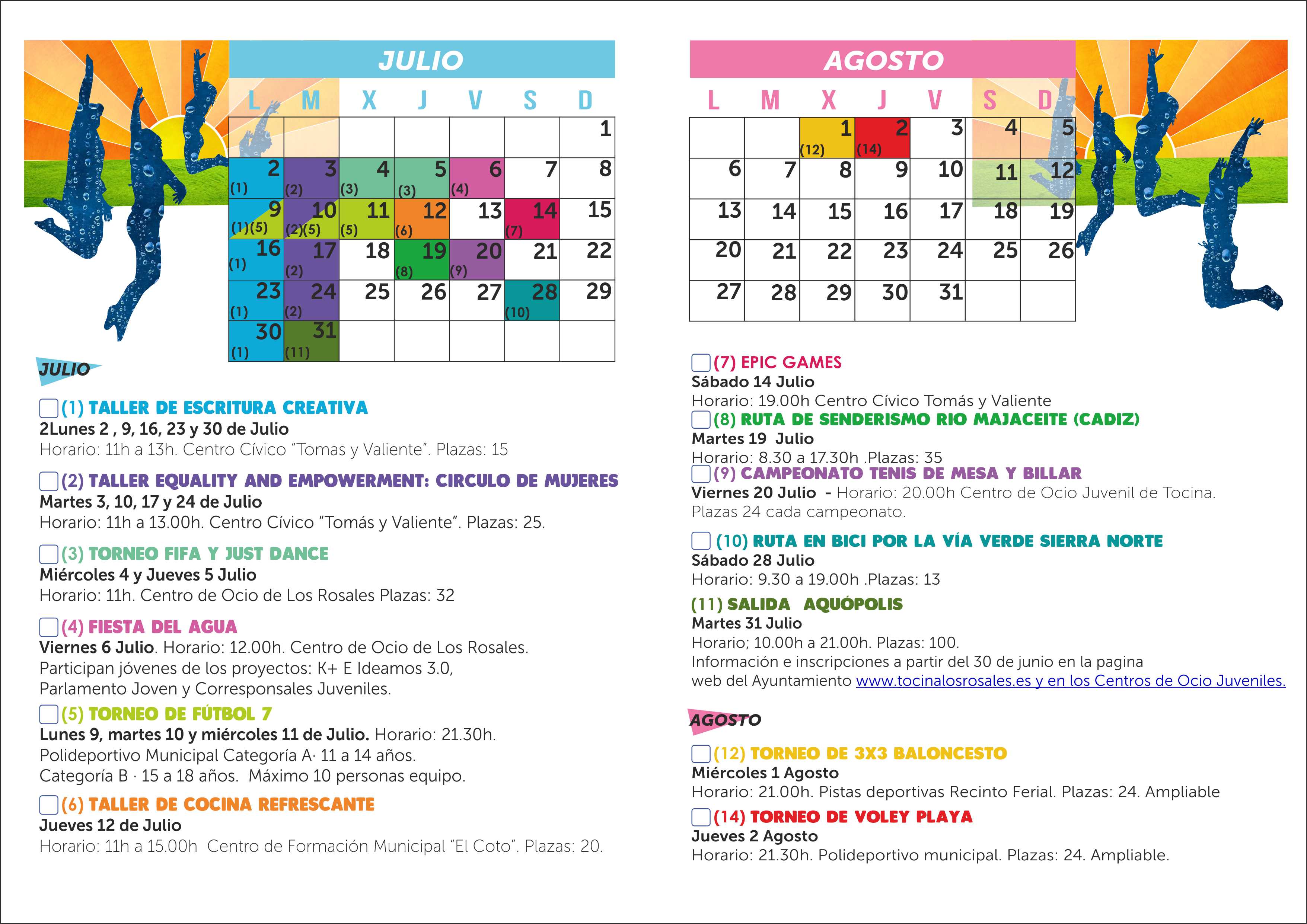 VERANO JOVEN 2018 CONTENIDO