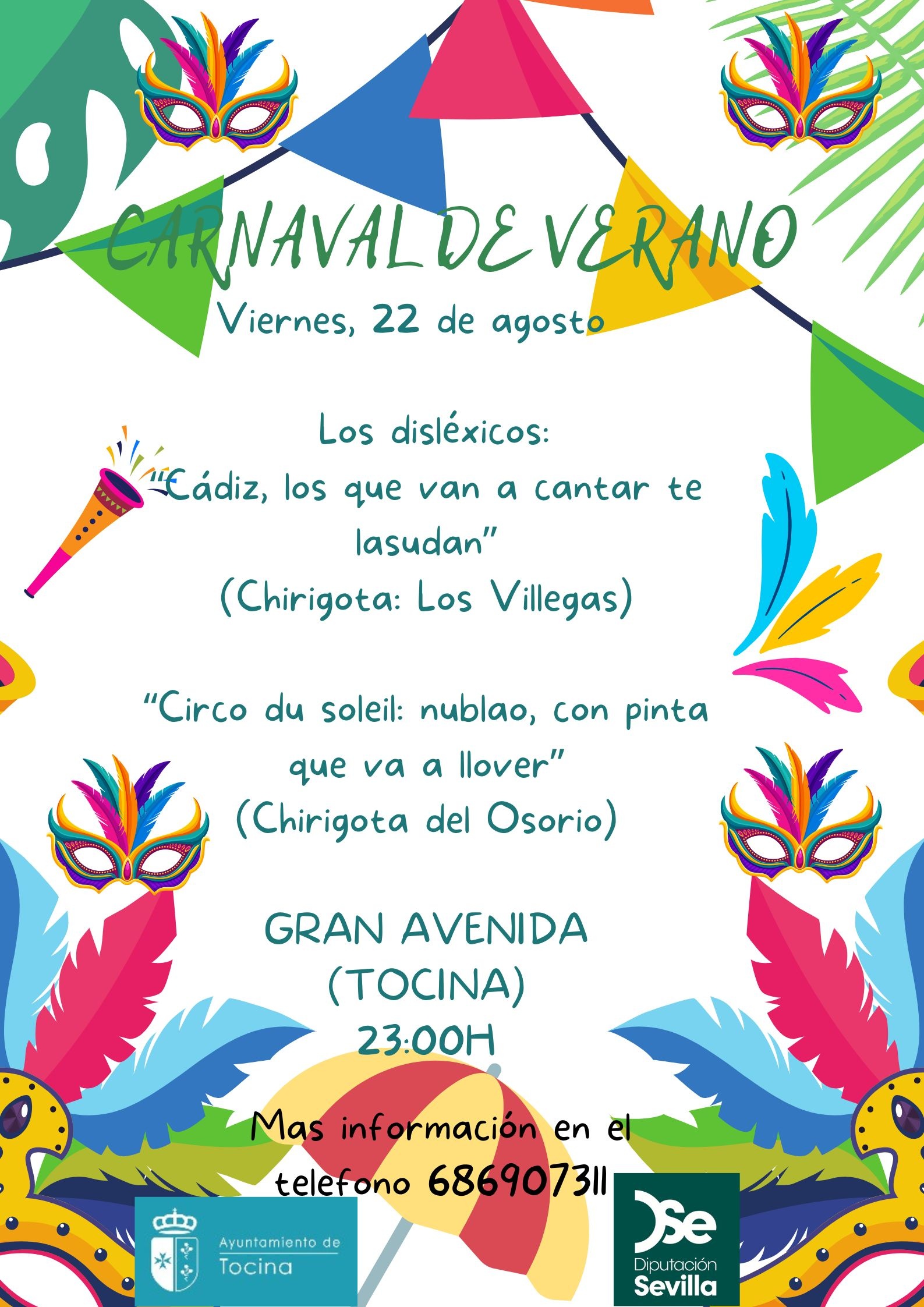 CARNAVAL VERANIEGO con hora rectificado