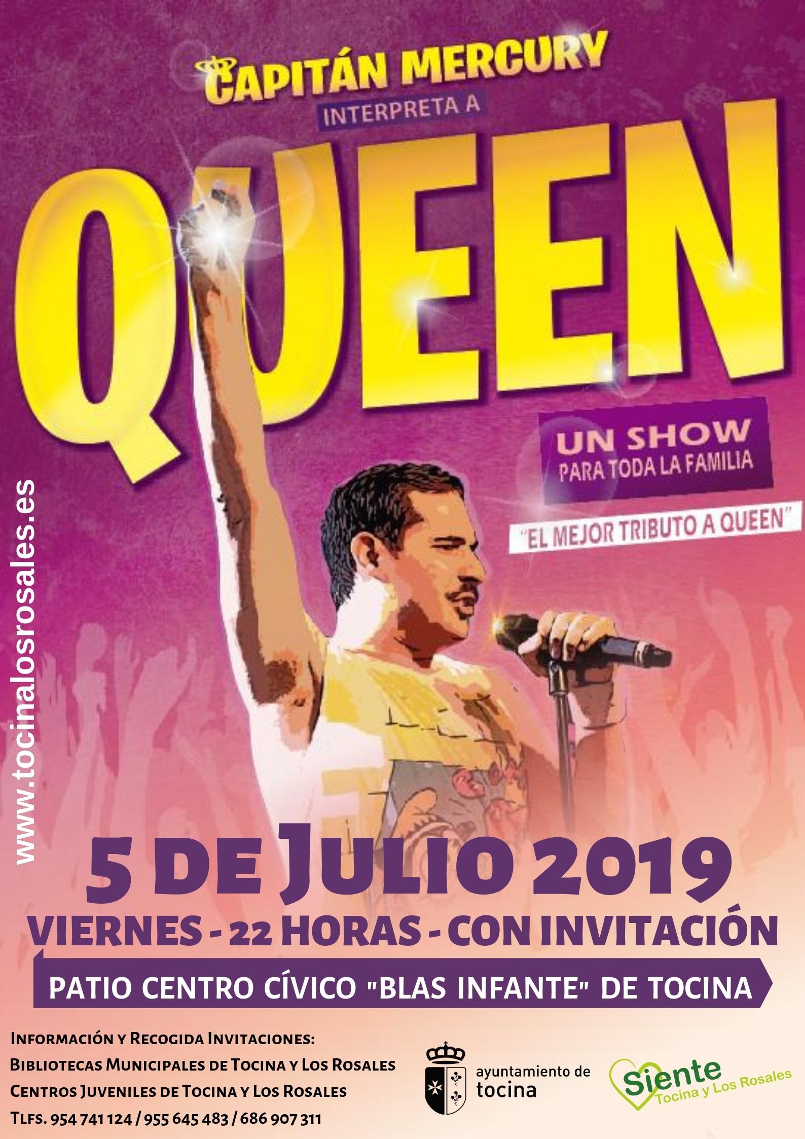 Cartel. Concierto Queen.