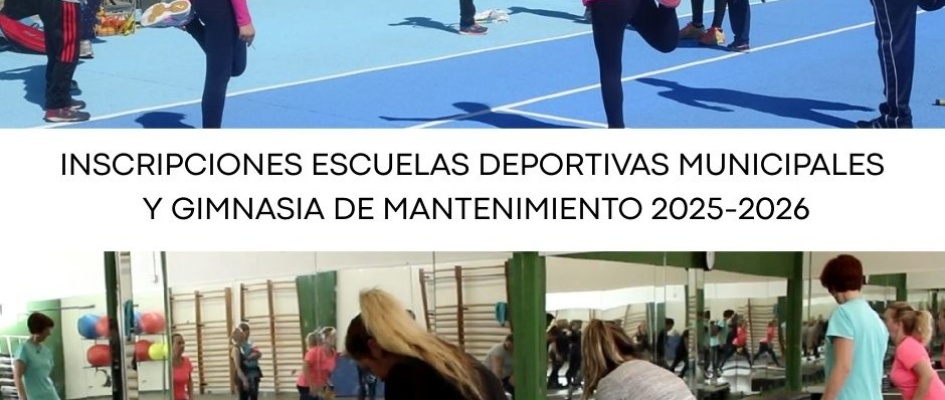 INSCRIPCIONES ESCUELAS DEPORTIVAS MUNICIPALES Y GIMNASIA DE MANTENIMIENTO (1)