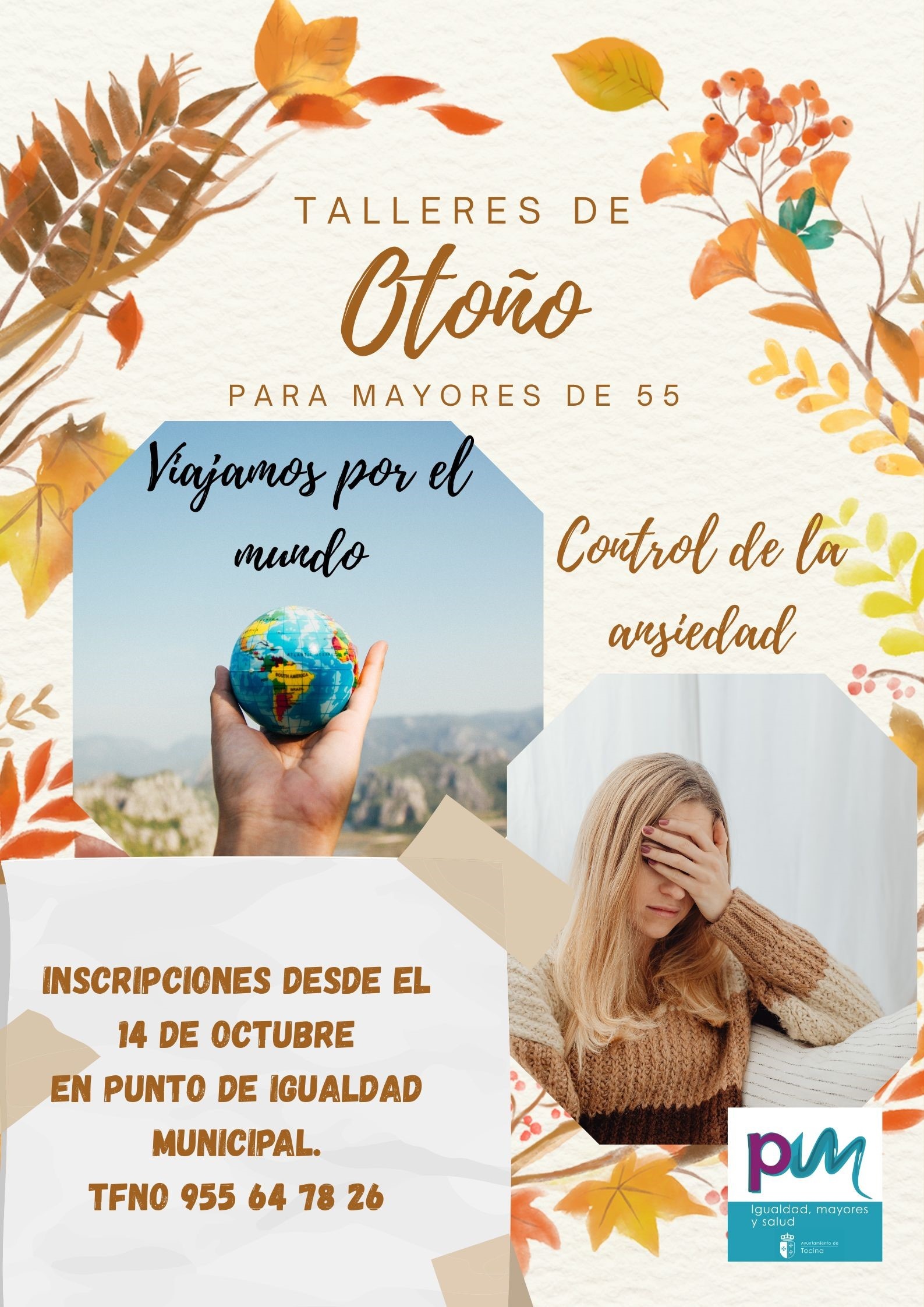 cartel talleres otoño