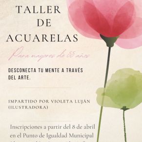 Cartel Acuarelas