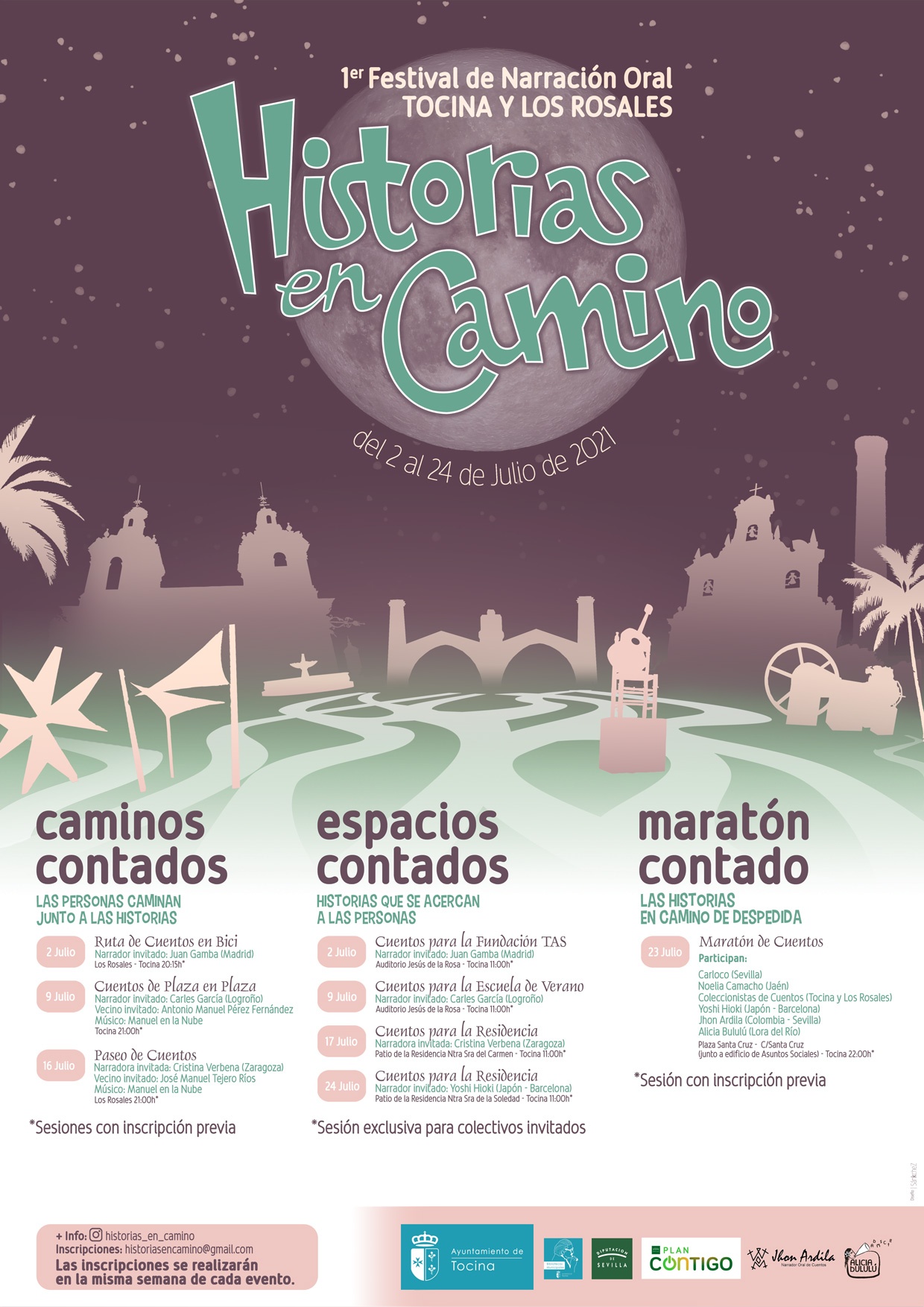 Cartel Historias Camino 2021