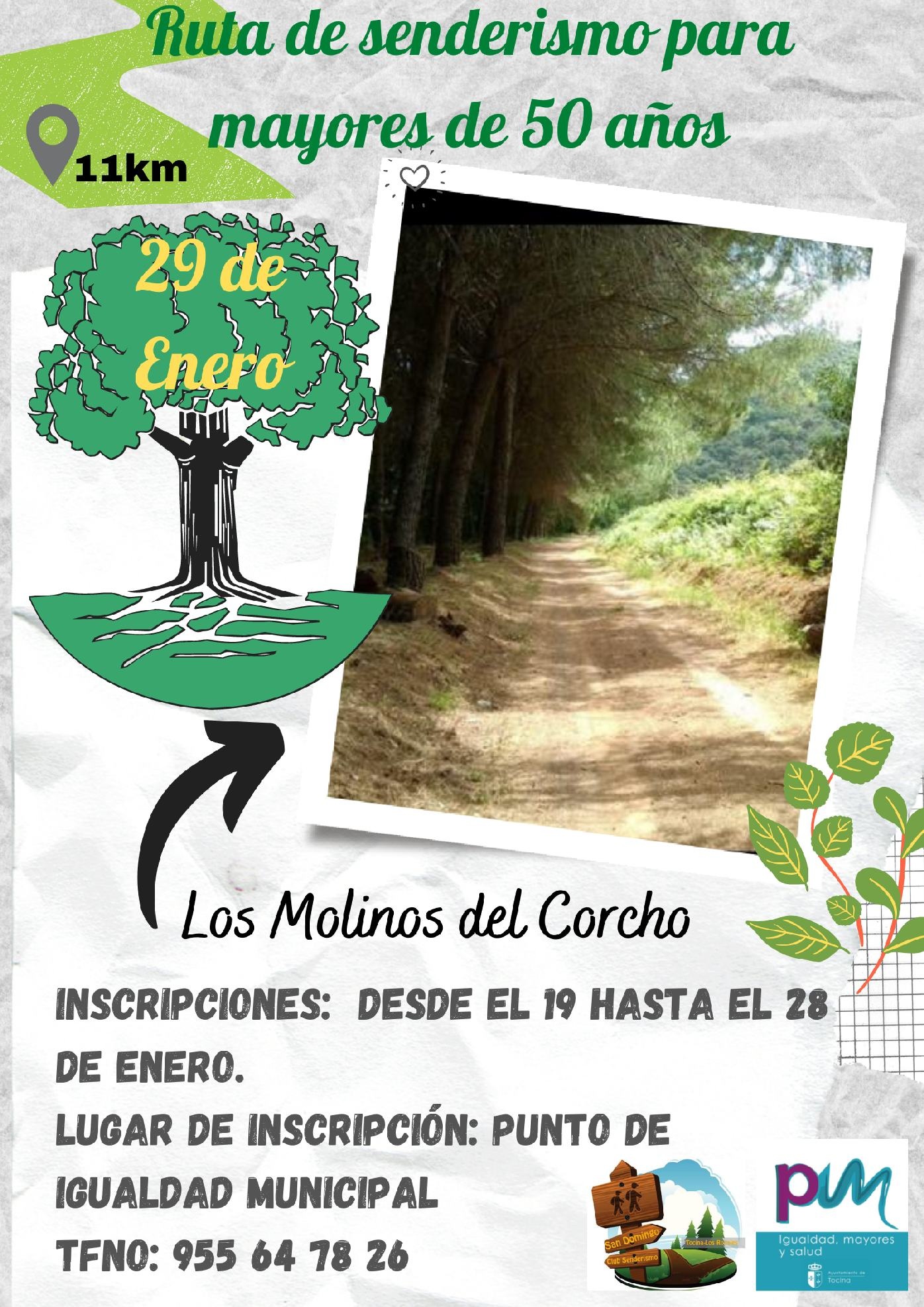 Cartel Ruta senderismo