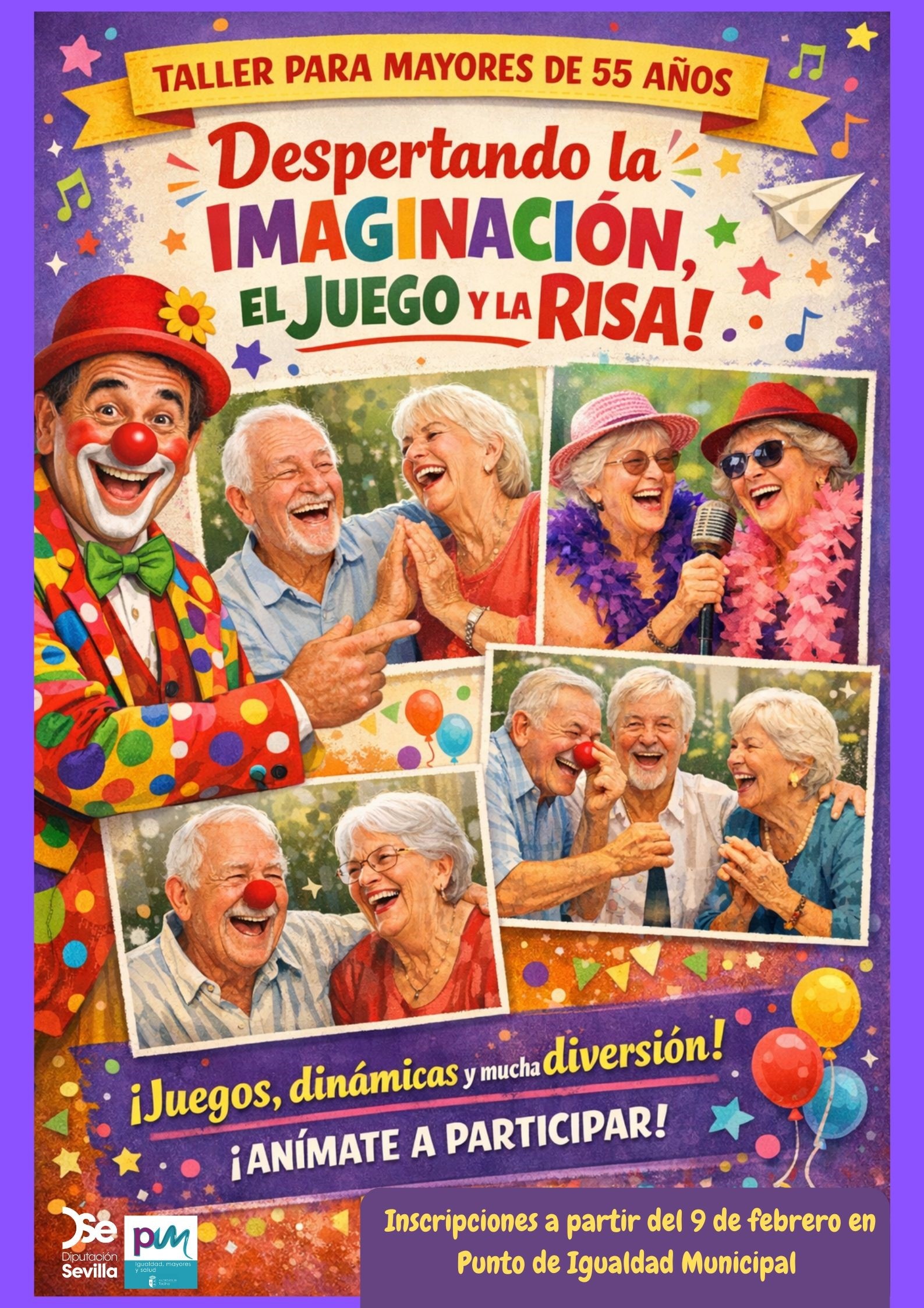 Cartel taller juegos-risas