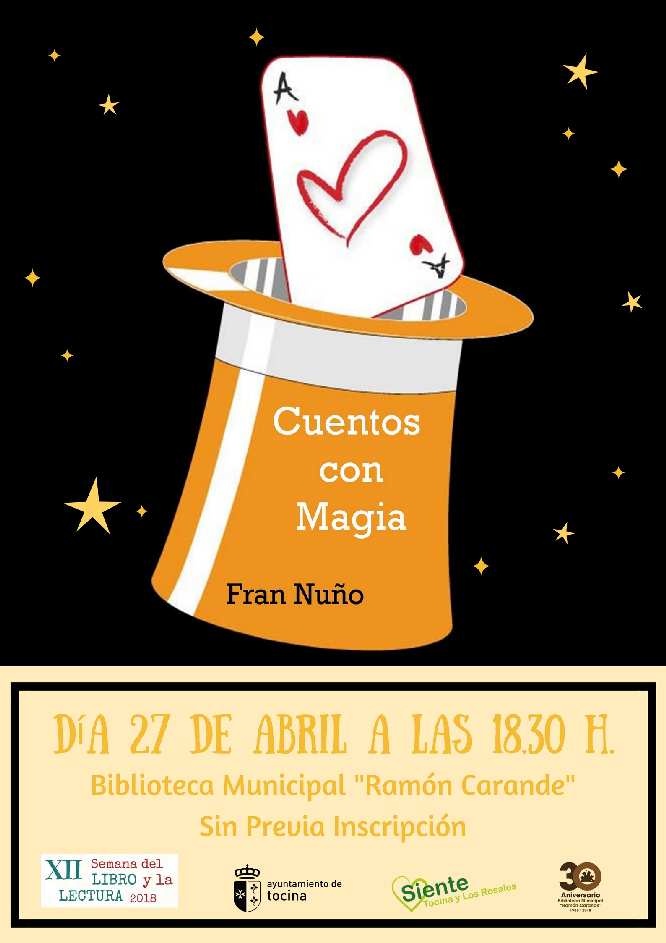 Cartel. Cuenta Cuentos Magia