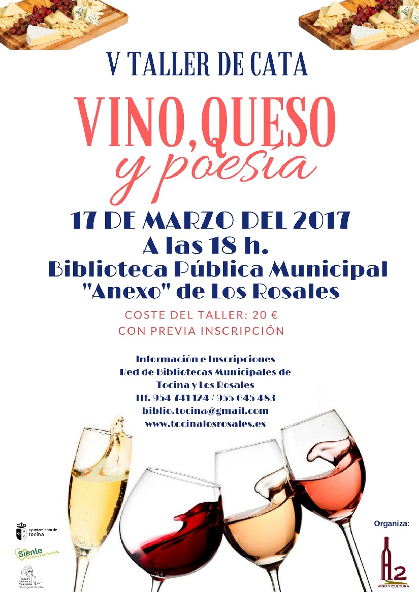 cata de vino, queso y poesía