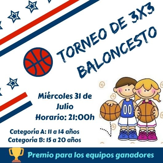 TORNEO DE 3X3 BALONCESTO 2019