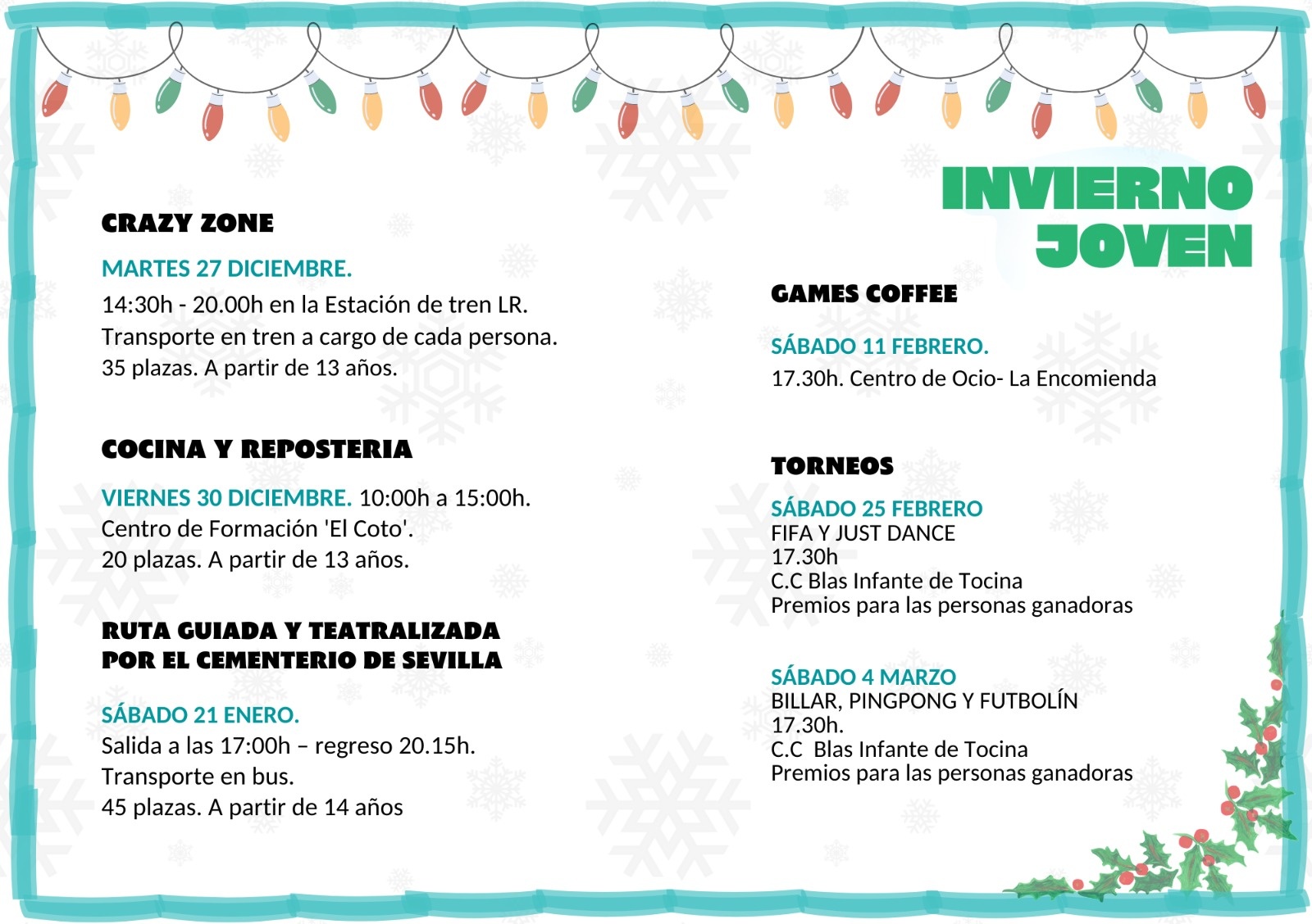 inviernojoen programa