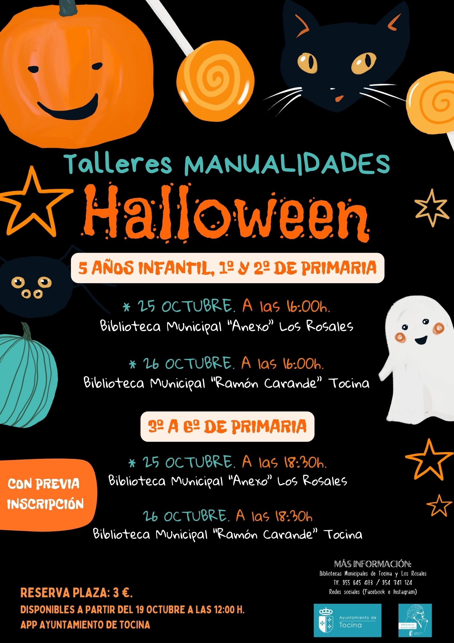 20231017_CartelTalleresManualidadesDecoracionHalloween