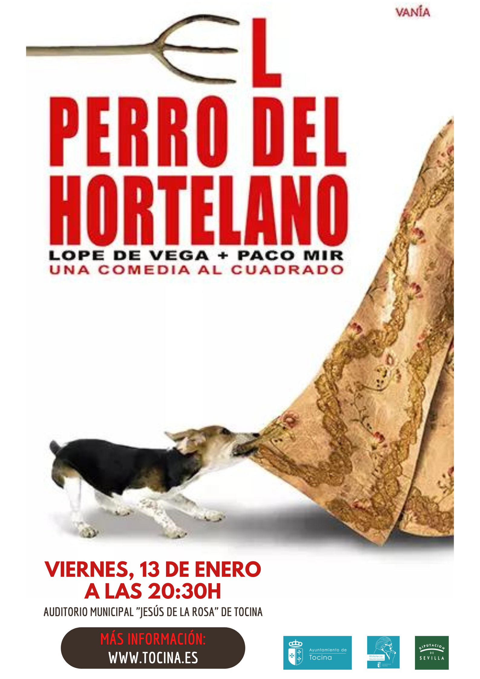 CARTEL EL PERRO DEL HORTELANO