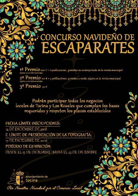 CARTEL I CONCURSO ESCAPARATISMO NAVIDEÑO