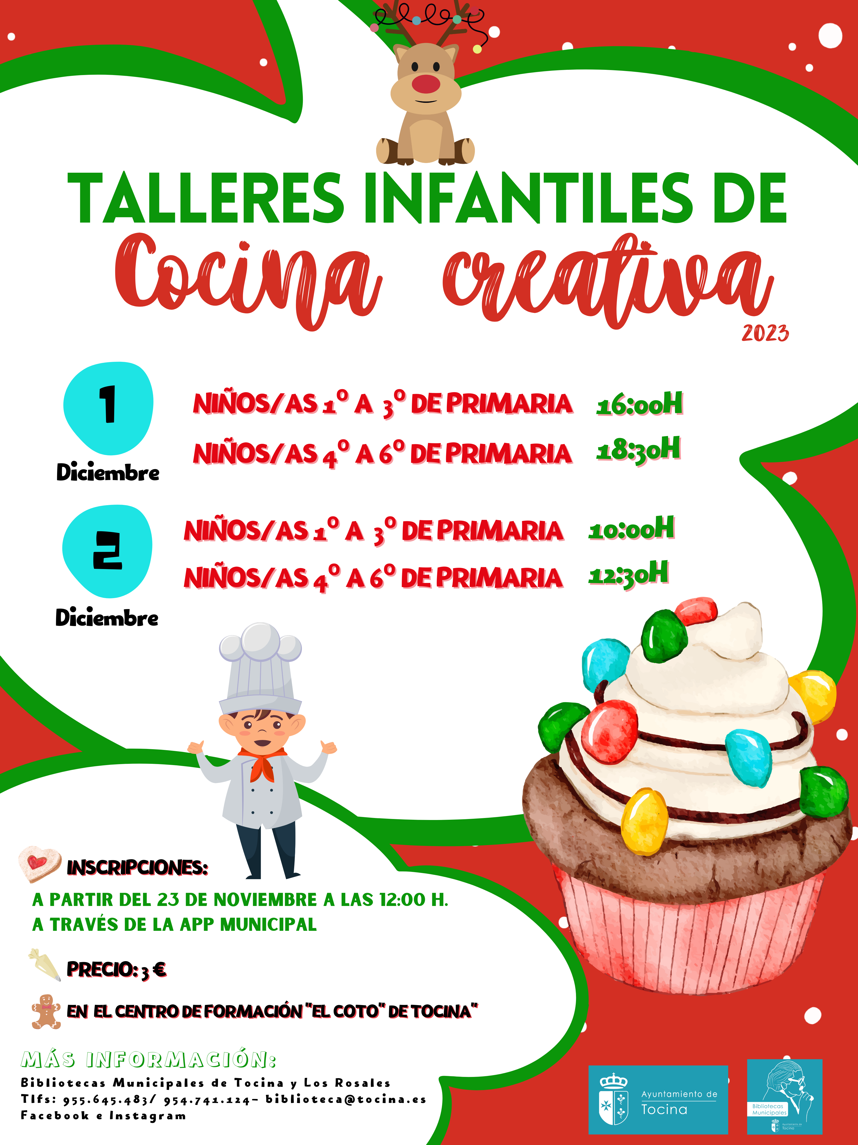 CARTEL TALLERES COCINA CREATIVA 2023
