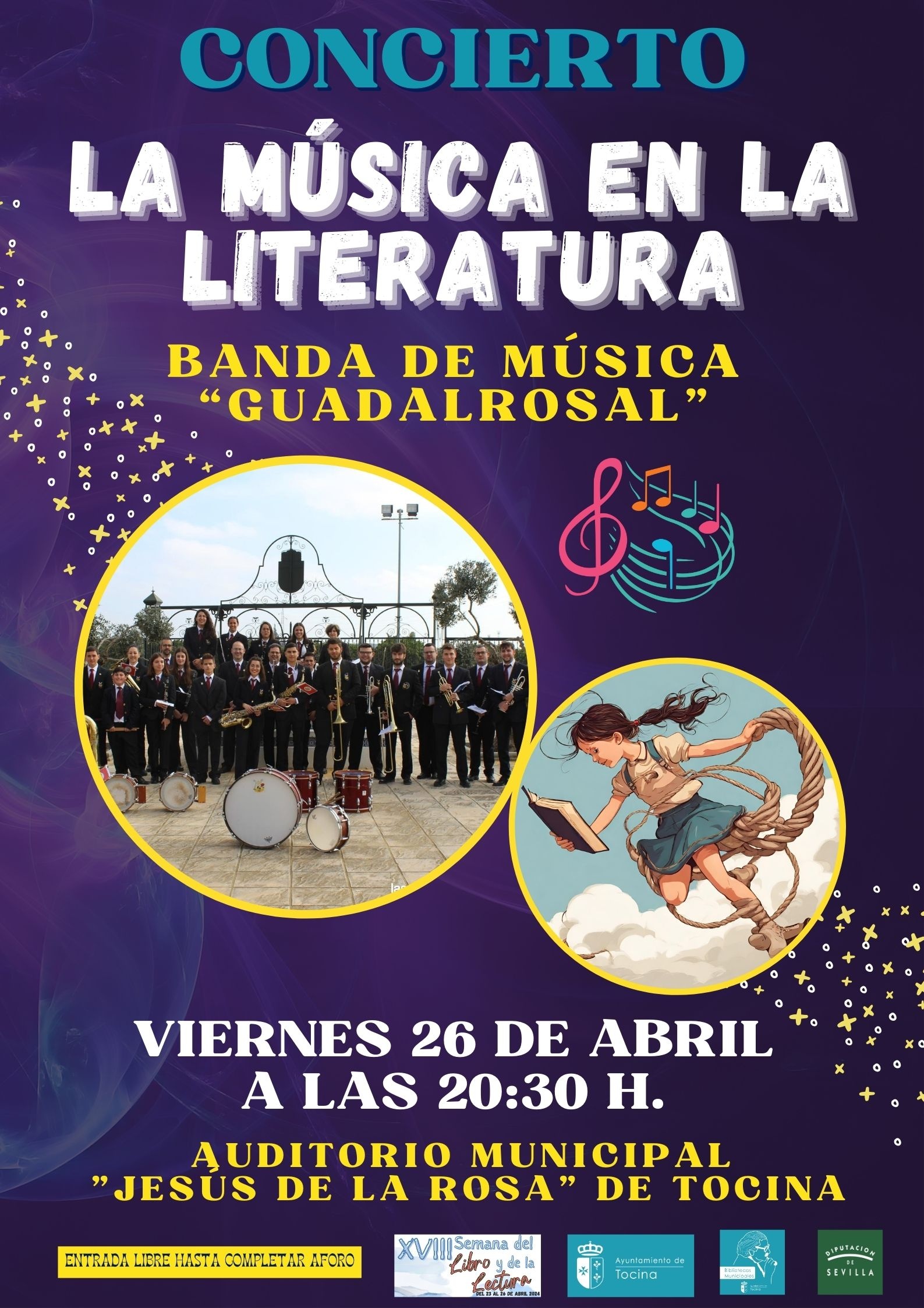 Cartel Concierto Banda Musica