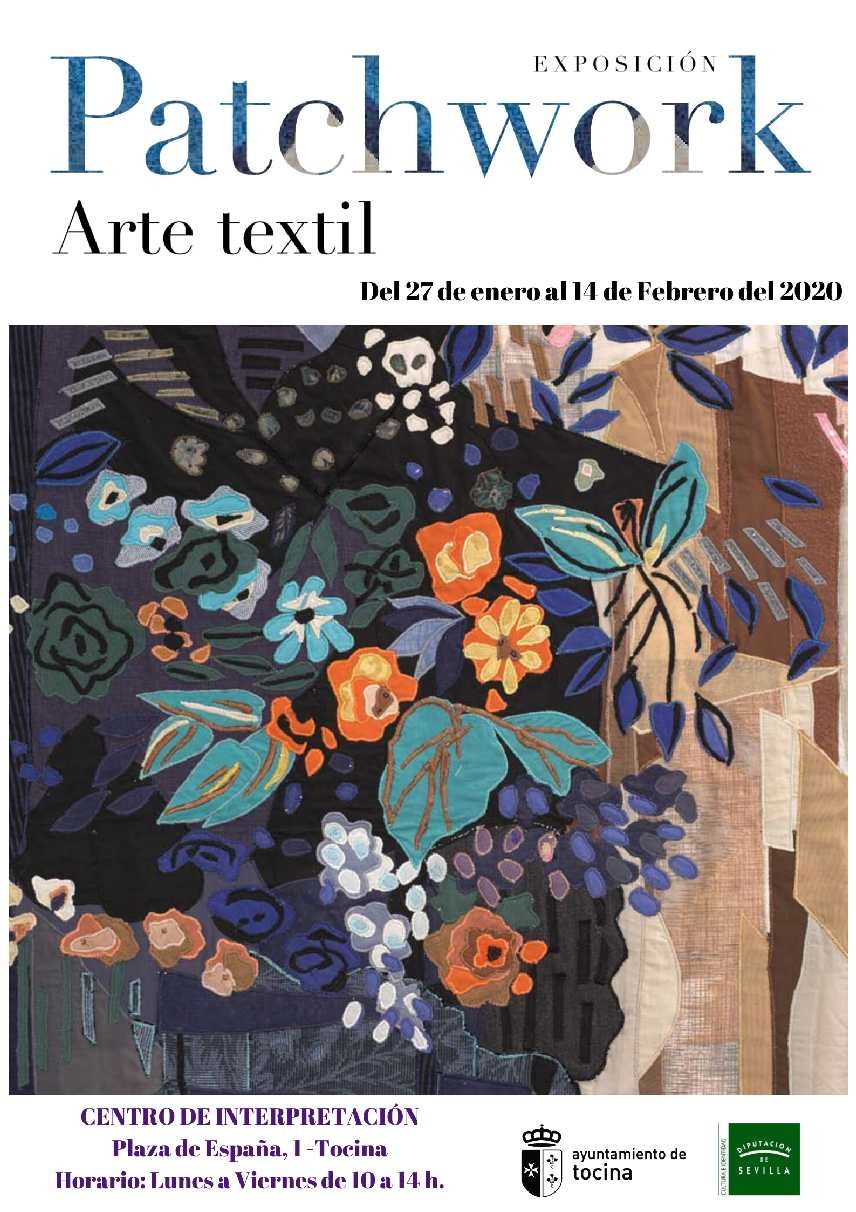 Cartel Exposicion. Patchwork Enero 2020
