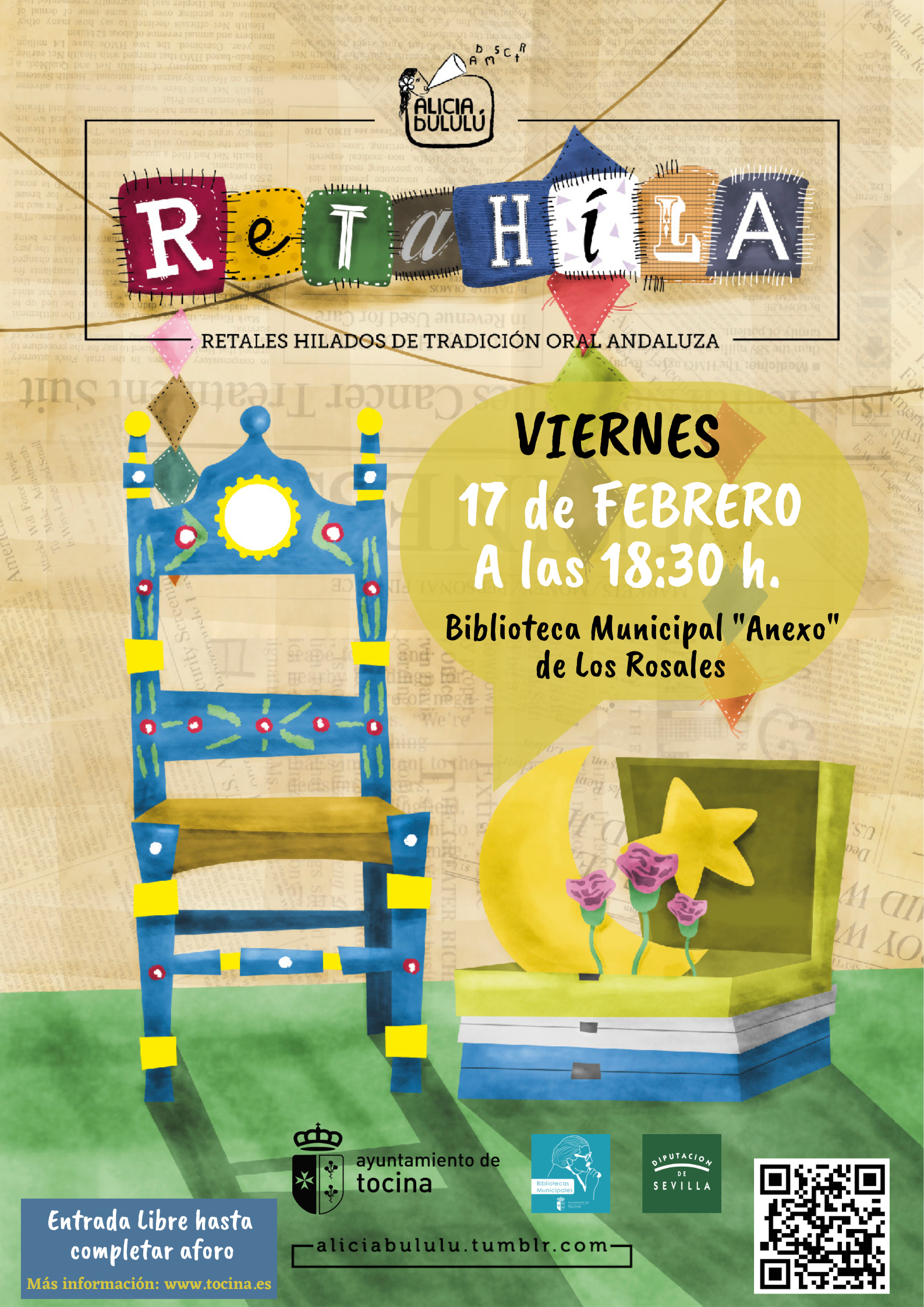 Cartel Febrero Sesion Narracion Oral Retahilas