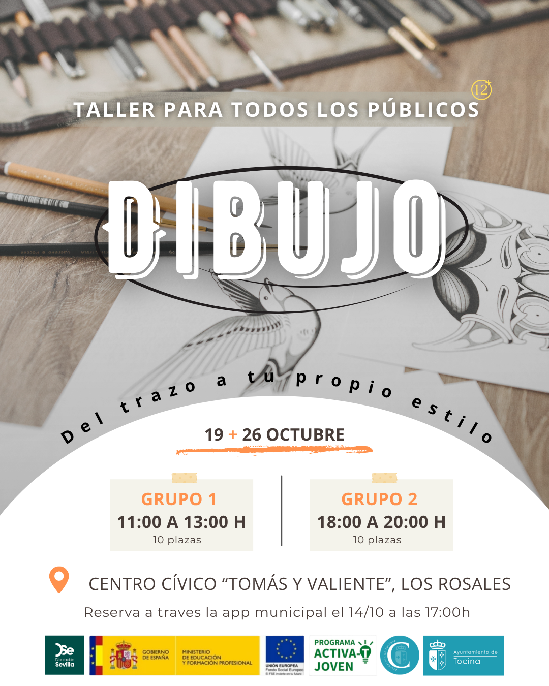 Cartel Taller Dibujo