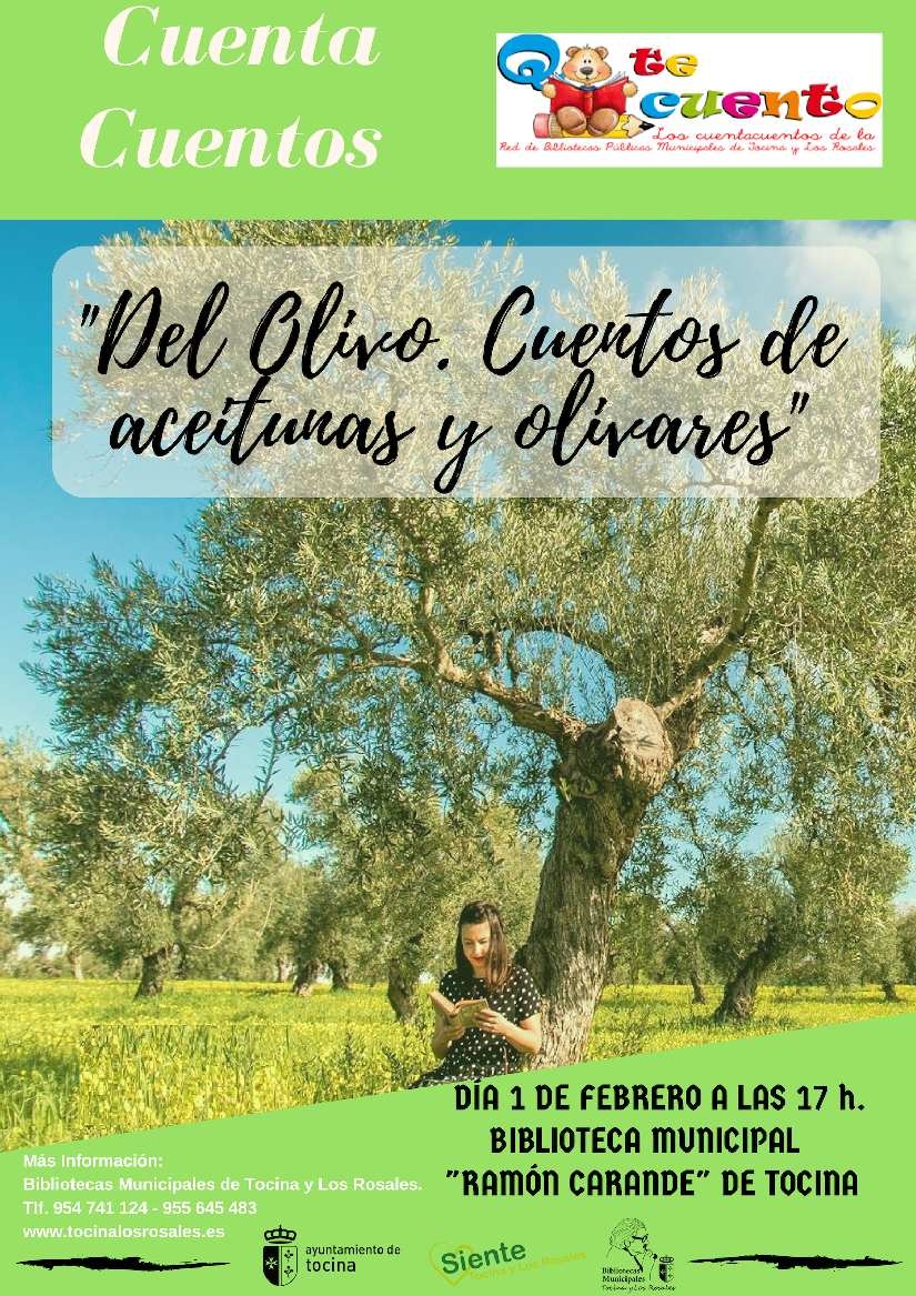 Cartel. Cuenta Cuentos Aceituna