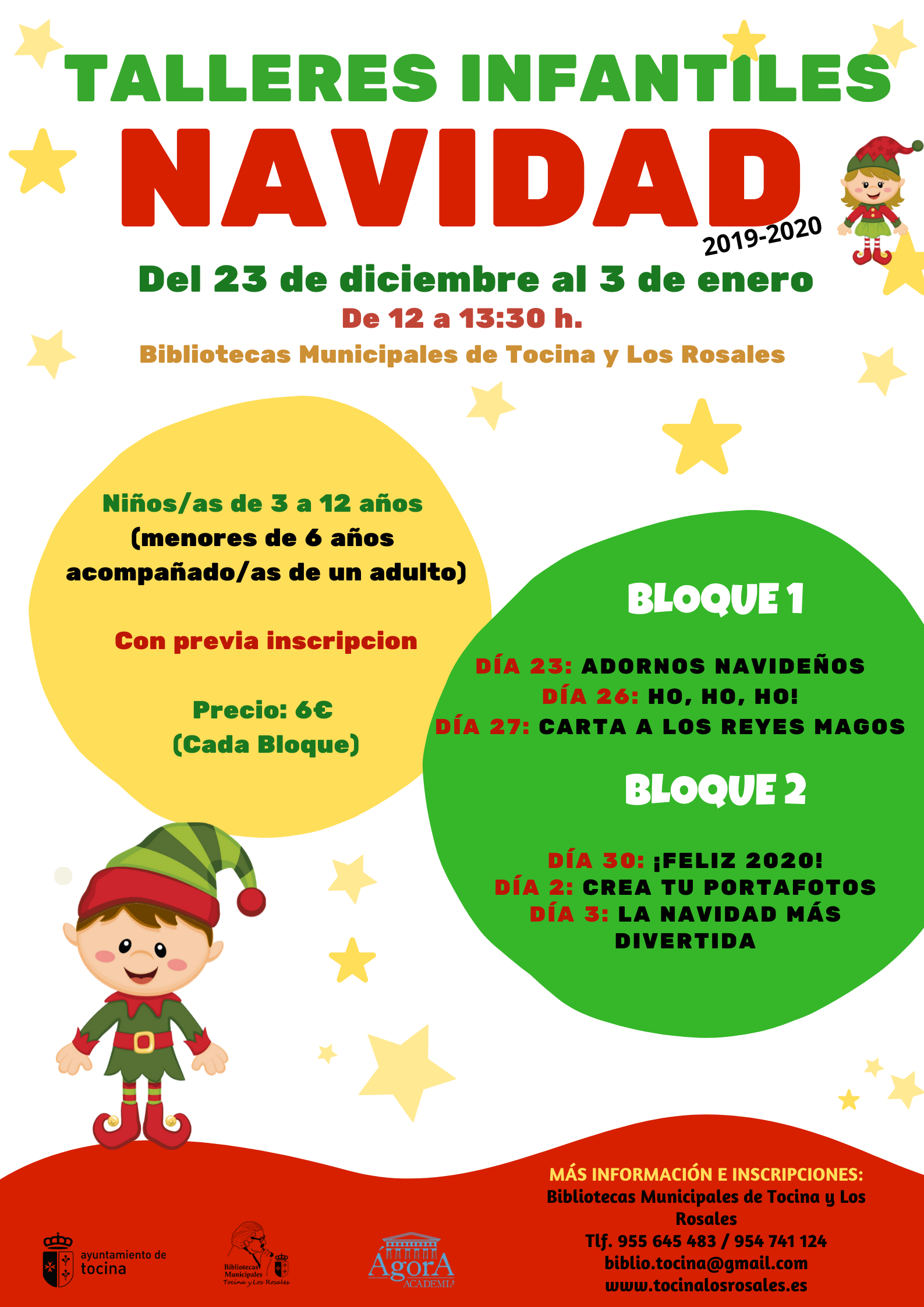 Cartel. TAlleres Navidad 2019