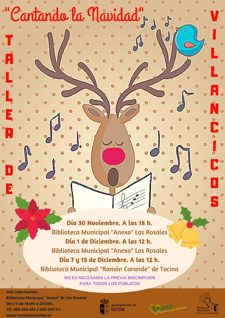 Cartel. Taller Villancicos. 2018