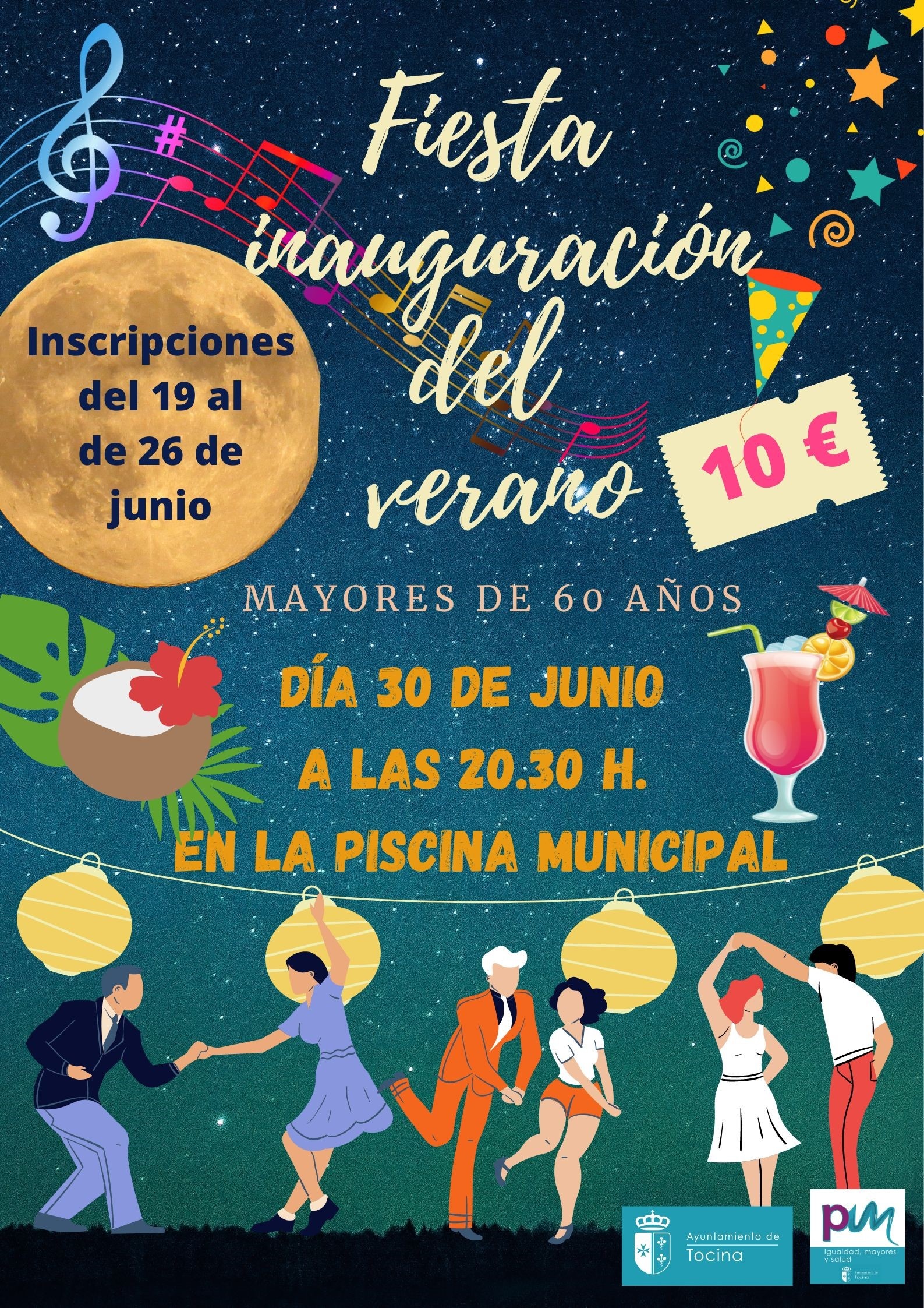 cartel fiesta verano