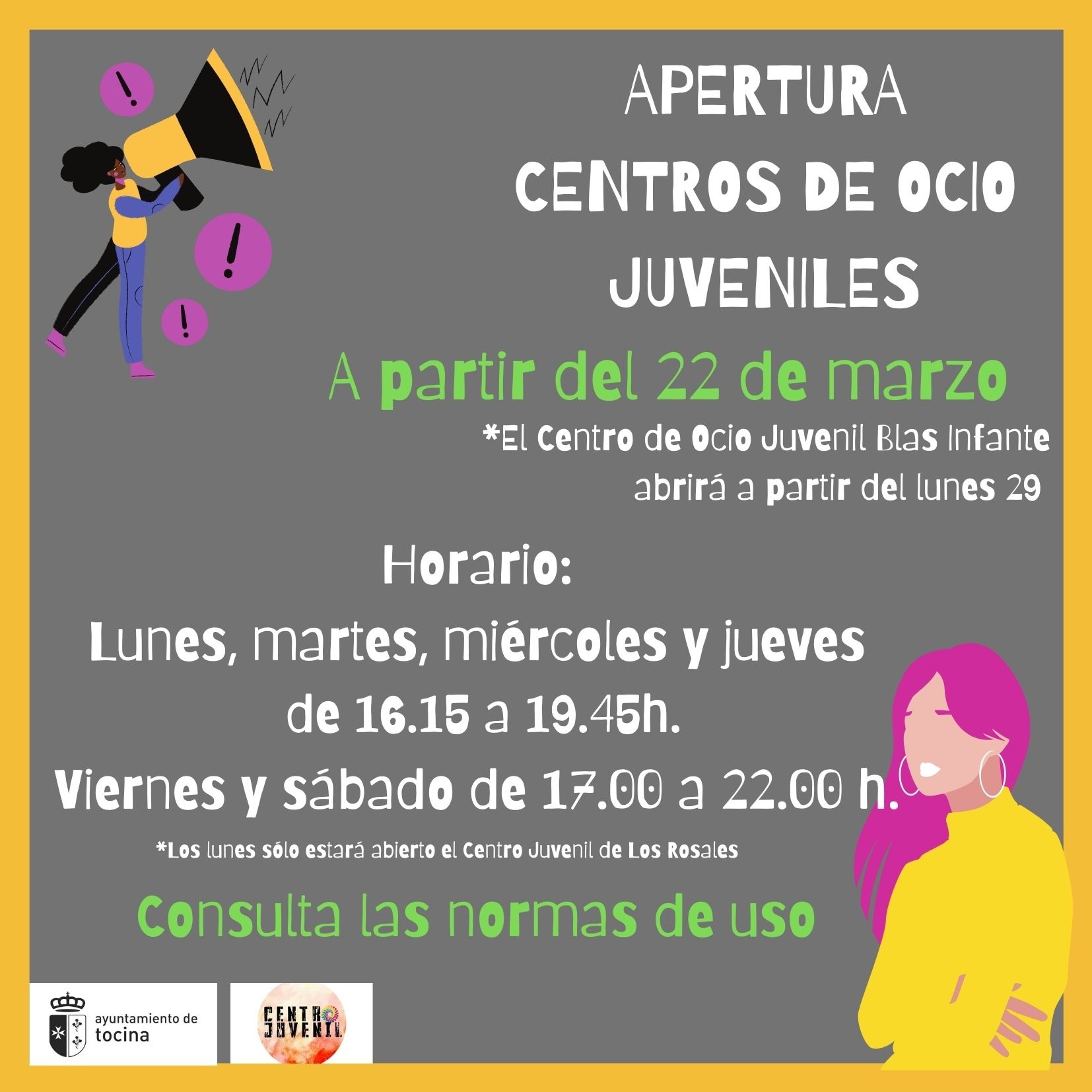 centros ocio juv reapertura