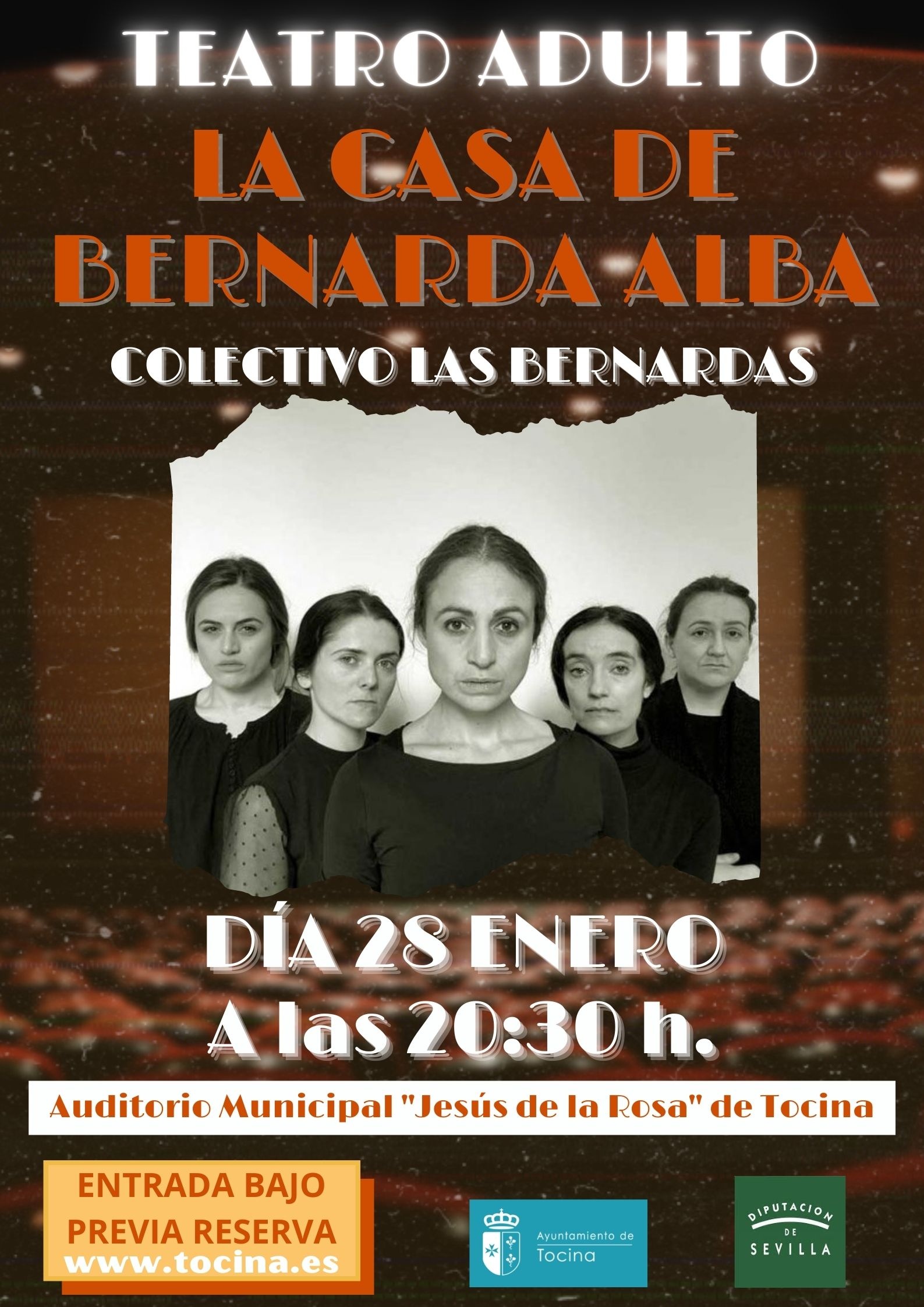 CARTEL TEATRO LA CASA DE BERNARDA ALBA